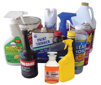 A diverse range of cleaning products